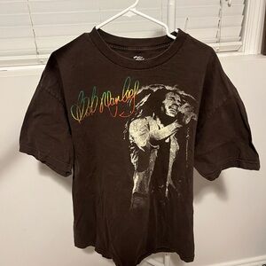 Bob Marley Graphic T-Shirt Rasta Reggae Music Tee Vintage Style